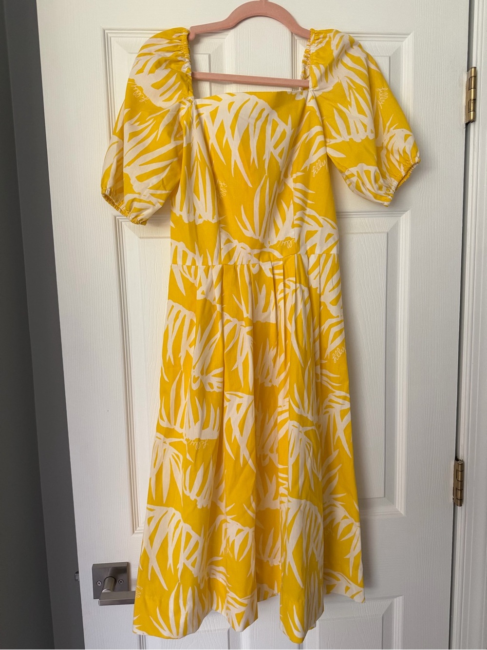 The Lilly Lilly Pulitzer vintage 1960’s 1970’s yellow short sleeve dress xs s